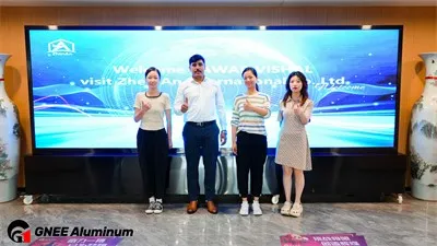 Indian customer visited us to inquire about Aluminum Foil Indian customer visited us to inquire about Aluminum Foil